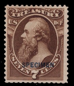 MOMEN: US STAMPS #O76S OFFICIAL SPECIMEN SCARCE VF $950 LOT #85037*