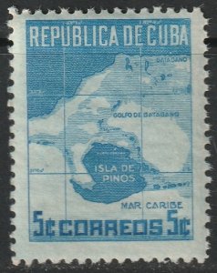 Cuba 1949 Sc 437 MNH** gum crazing
