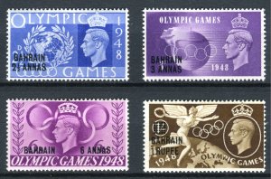Bahrain 1948. Olympic Games set of 4. MH. SG63-66.