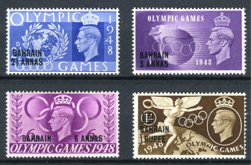 Bahrain 1948. Olympic Games set of 4. MH. SG63-66.
