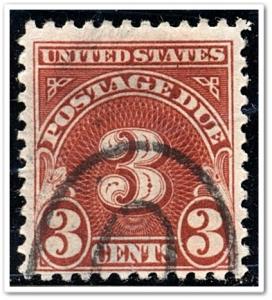 SC#J72 3¢ Postage Due (1930) Used