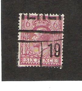 Great Britain Scott#167 Used 6p George V 2018 CV $8.00