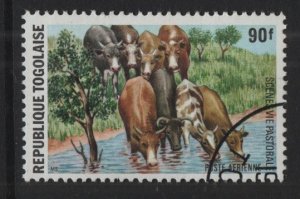 Togo   #C238  cancelled 1974  domestic animals  90fr