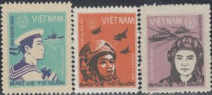 N.Vietnam MNH Sc M 26-28 Mi PFM 30-32 Value $ 5.00 US $ Military Frank