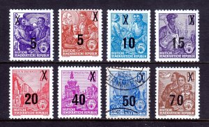 Germany (DDR) - Scott #216-223 - MH - See description - SCV $16