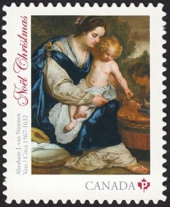 DIE CUT = MADONNA and CHILD = CHRISTMAS = Canada 2014 #2797i