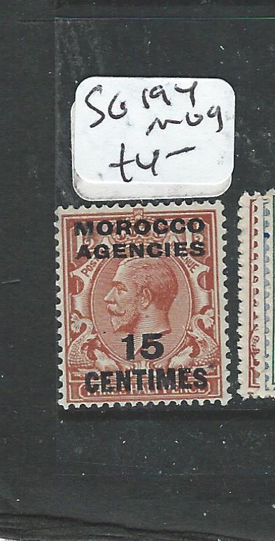 MOROCCO  (P2302B) KGV 15C/1 1/2D  SG 194  MOG