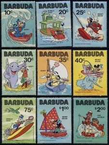 Barbuda 1981, Disney 9v, MNH