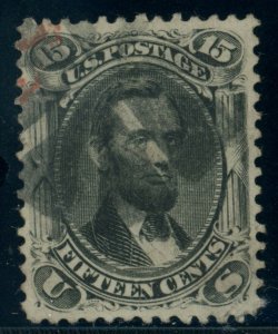 US Stamp #77 Lincoln 15c - PSE Cert - USED (See Description)