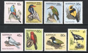 Australia SC#732-739 10¢-$1.00 Birds: Second Series (1980) MNH