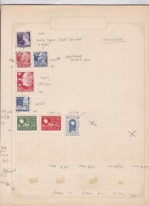 sweden stamps page ref 17421