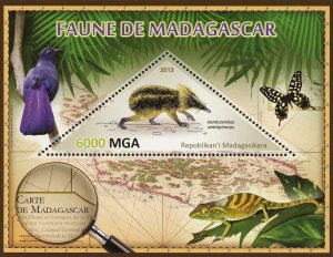 Hemicentetes Semispinosus Fauna Wild Animal Souvenir Sheet Mint NH