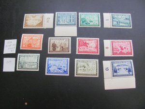 Germany 1939 MNH SC B148-B159 SET XF 100 EUROS (147)