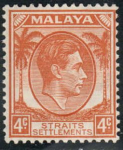 Straits Settlements  #240  Mint LH CV $13.50