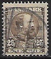 Denmark # 67 - King Christian IX - used.....(Dk2)