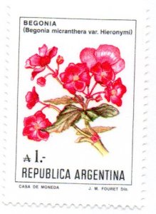 ARGENTINA 1524 MNH BIN $1.00 FLOWERS