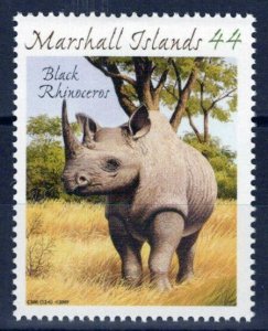 ZAYIX Marshall Islands 955f MNH Black Rhinoceros Endangered Animals 101623S14M