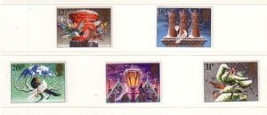 Great Britain Sc 1035-10399 1983 Christmas stamp set mint NH