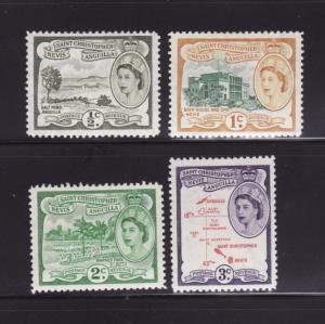 St Kitts-Nevis 120-123 MHR Queen Elizabeth II (B)