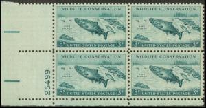1079 MNH Plate Block
