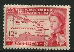 Antigua # 124, Mint Hinge.