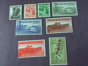 PAPUA/NEW GUINEA # 139-146-MINT NEVER/HINGED-COMPLETE SET----QEII----1958-60