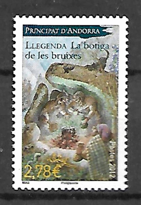 ANDORRA STAMPS. LEGEND THE WITCH'S SHOP, 2012, MNH