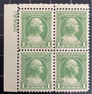 US Stamps-SC# 705 - Plate Block Of 4 - MNH - SCV -  $5.50