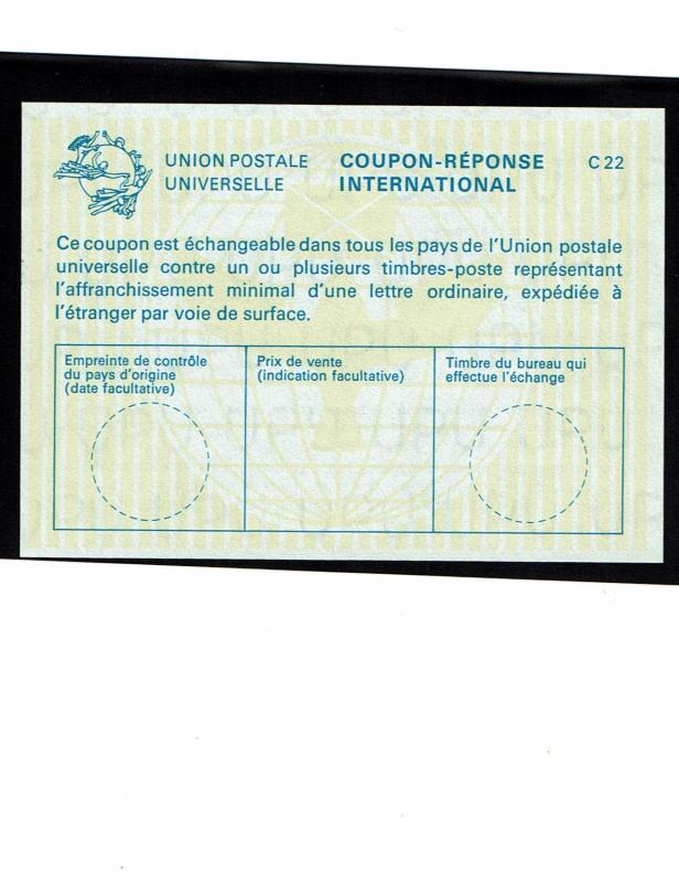 International Reply Coupon XF - unused