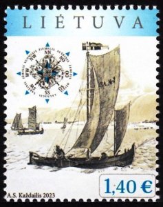 LITHUANIA 2023-11 Transport, Marine History: Boat Kurenas, MNH