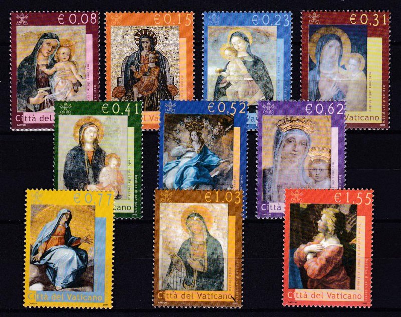 2002 - VATICAN - Sc #1204-1213 - MNH VF**