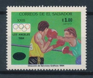 [116245] El Salvador 1985 Olympic Games Los Angeles OVP new value  MNH