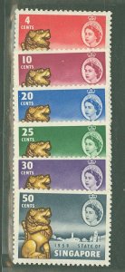 Singapore #43-8 Unused Single (Complete Set)