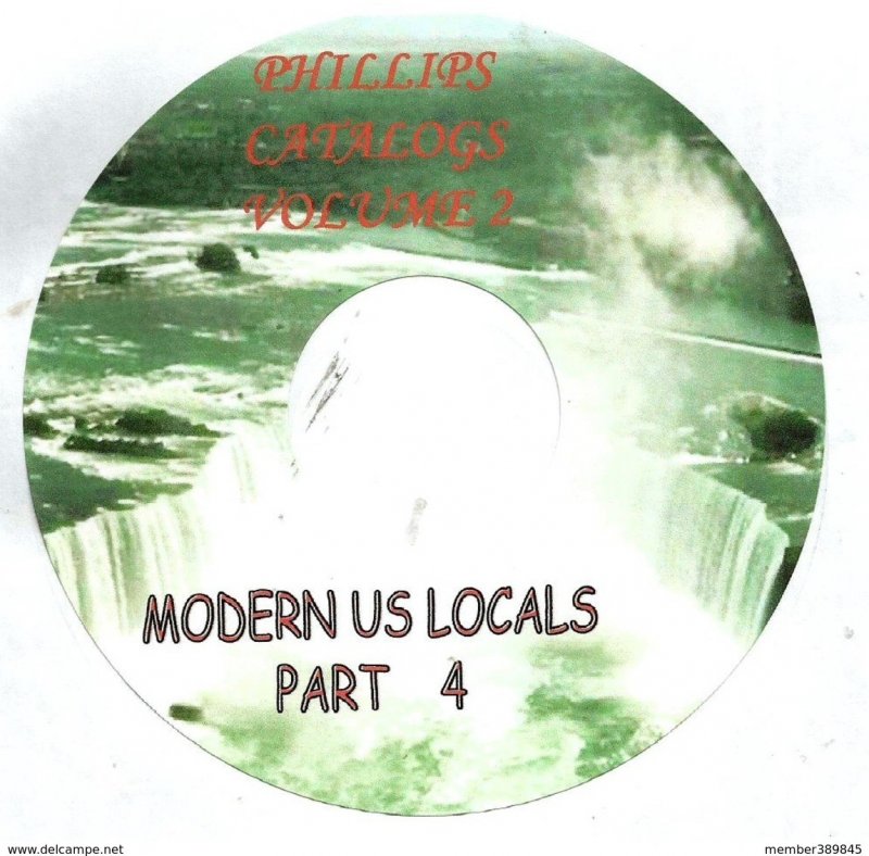 US Modern Local Posts CD Catalogue (4 CD's)