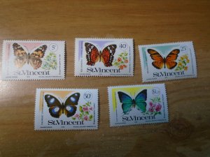 St Vincent  #  523-27  MNH