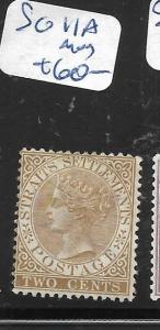 MALAYA STRAITS SETTLEMENTS  (PP2405B)  QV   2C   SG 11A   MOG