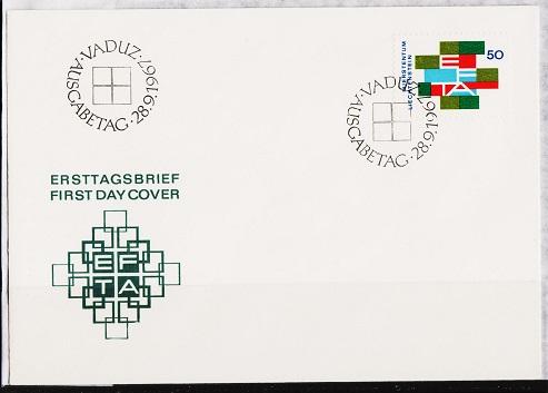 Liechtenstein. FDC.1967 European Free Trade. Fine Used