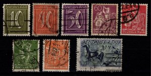 Germany 1921 Definitives, Part Set [Used]