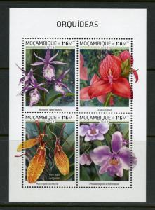 MOZAMBIQUE 2018 ORCHIDS  SHEET   MINT NH