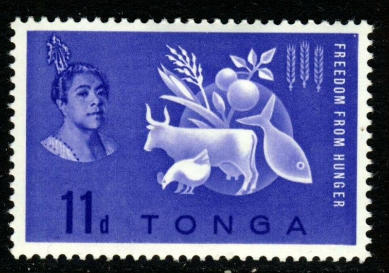 TONGA 1963 Freedom from Hunger Issue SG 128 MINT