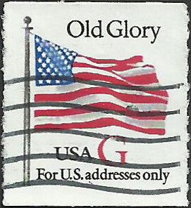 # 2892 USED G STAMP OLD GLORY