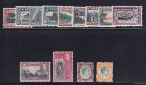 Ceylon Scott # 279 - 289A set VF OG LH nice colors cv $ 143 ! see pic !