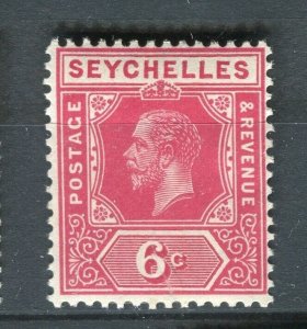 SEYCHELLES; 1917 early GV issue fine Mint hinged Shade of 6c. value
