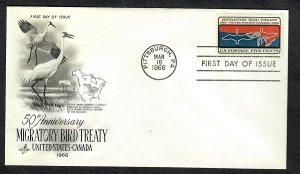 1306 Migratory Bird Treaty Unaddressed ArtCraft FDC