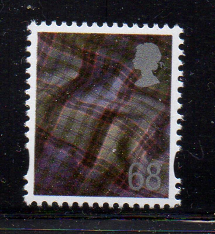 Great Britain Scotland Sc 23 2003 68p Tartan stamp mint NH