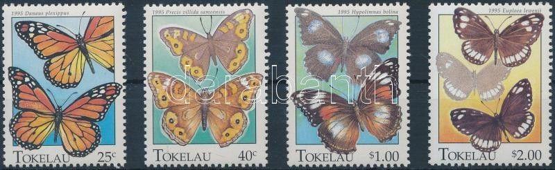 Tokelau Islands stamp Buttefly set 1995 MNH Mi 219-222 WS179270