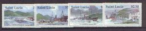 St Lucia 1997 Marine Disasters set of 4 unmounted mint, S...