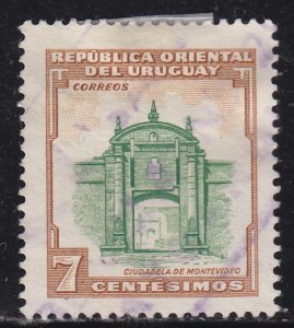 Uruguay 610 Montevideo Fortress Gate 1954