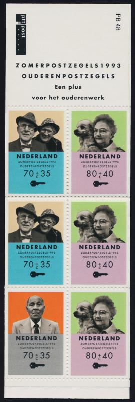 Netherlands B673b Booklet MNH Senior Citizens