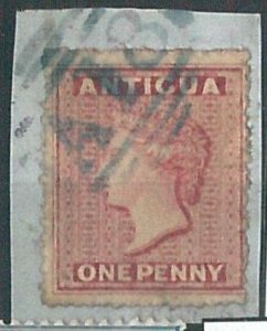 70192 - ANTIGUA  - STAMP: Stanley Gibbons #  1d - Finely Used postmark A18 Blue